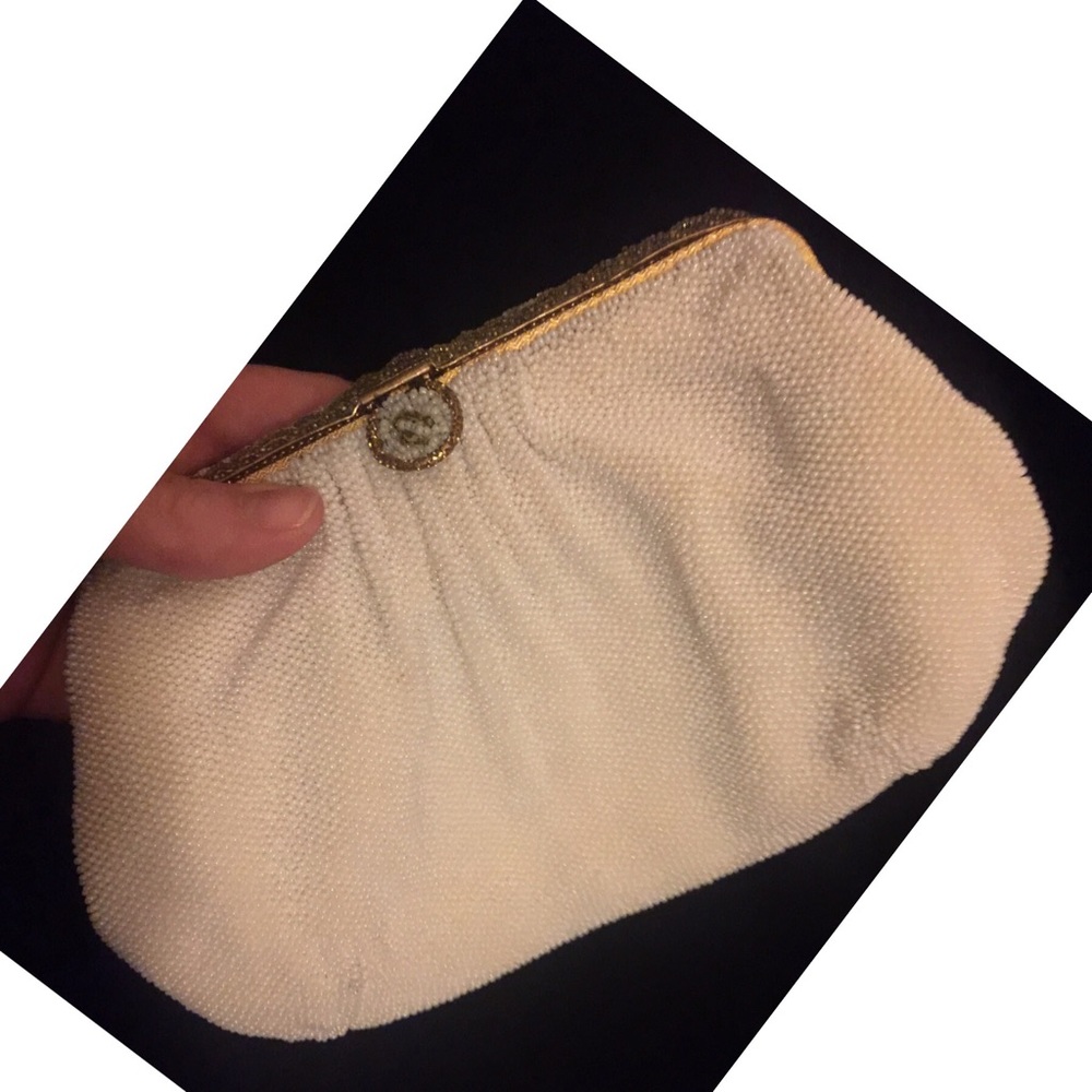 1920s Altman et Fils mint* glass beaded bag - Picture 4 of 8